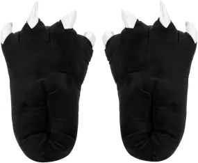 Dinosaur Slipper Plush Animal Claw Shoes for Adult Kid Halloween Costume Slippers Cute Tricky Paw Footwear Cosplay Party Prop