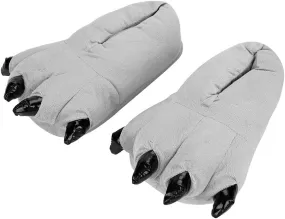 Dinosaur Slipper Plush Animal Claw Shoes for Adult Kid Halloween Costume Slippers Cute Tricky Paw Footwear Cosplay Party Prop