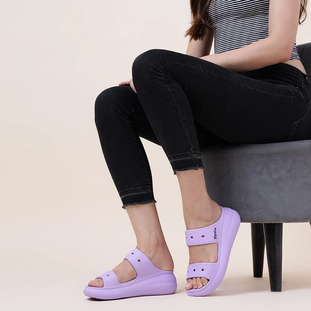 Double Strap Clog Sandals for Women