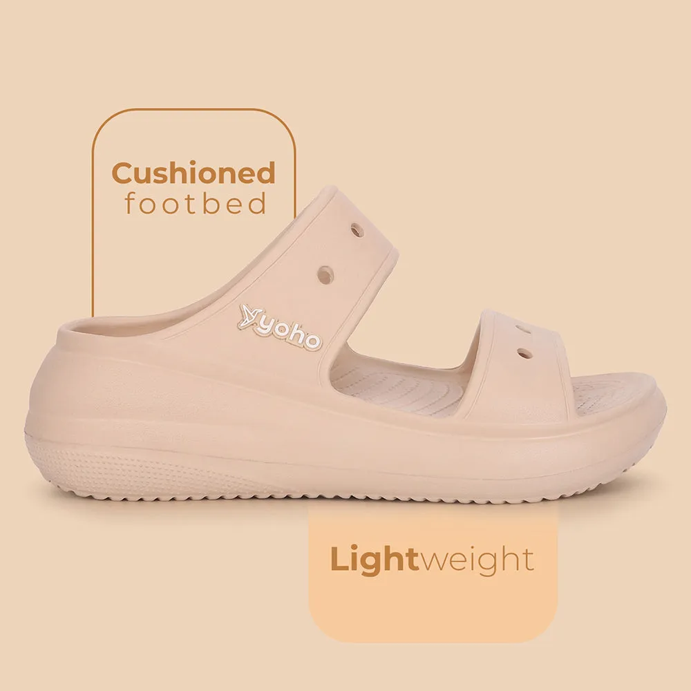 Double Strap Clog Sandals for Women