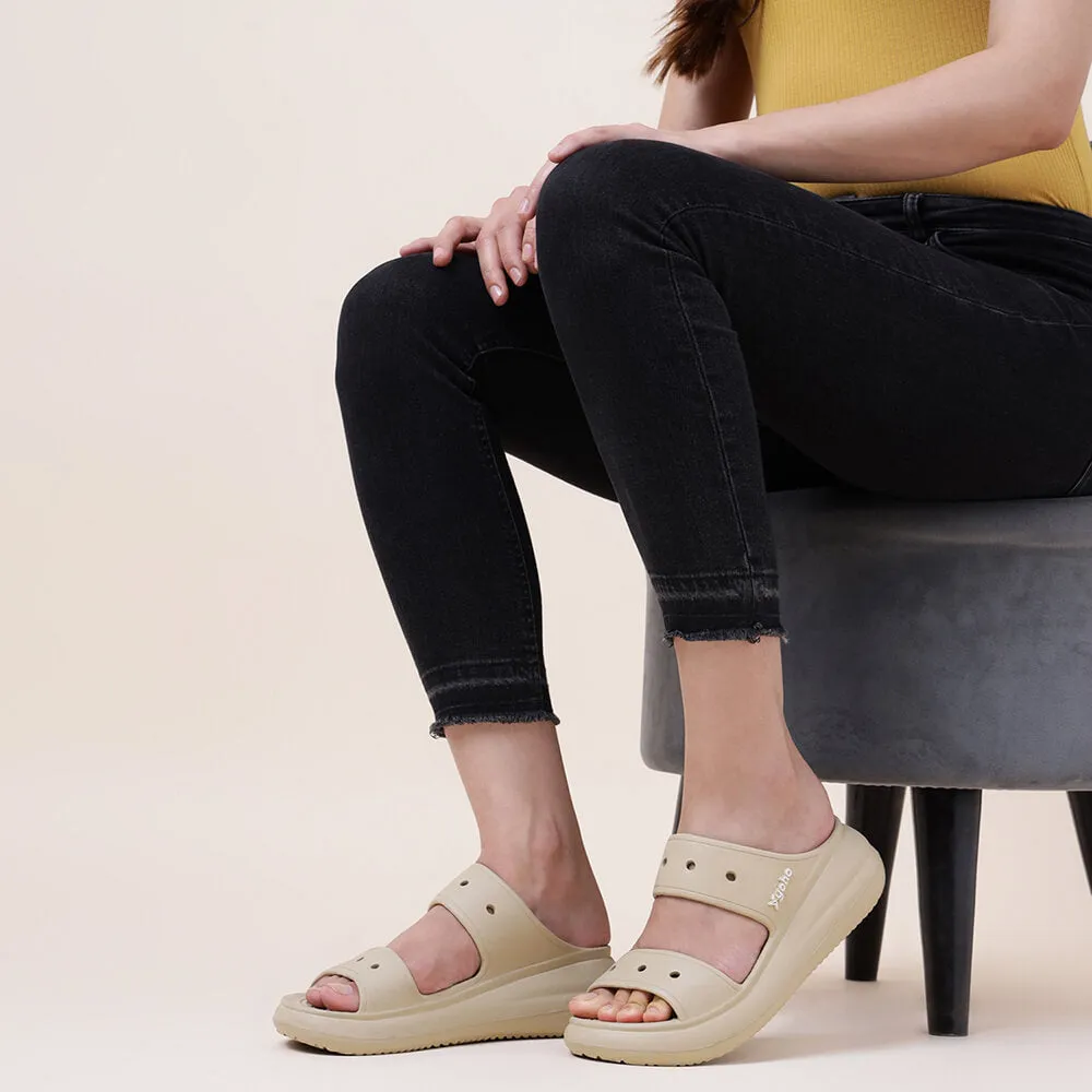 Double Strap Clog Sandals for Women
