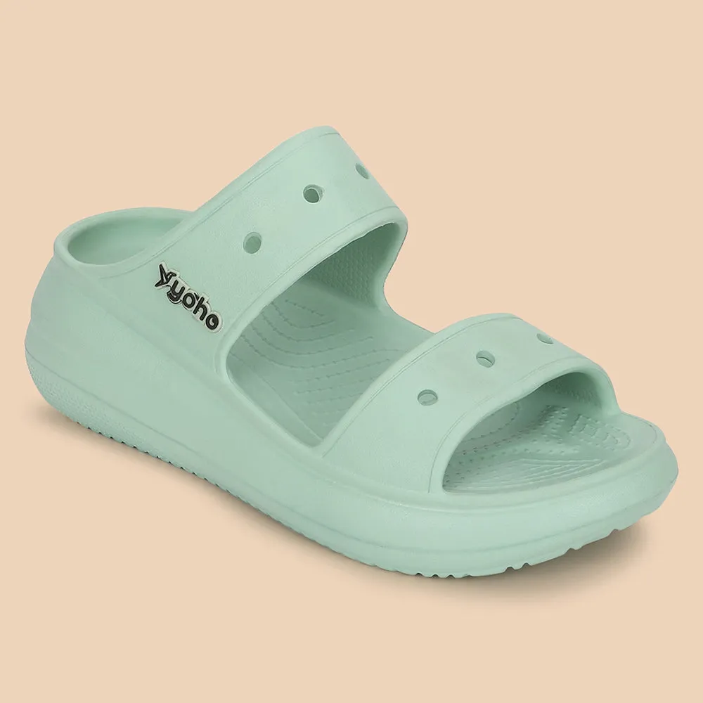 Double Strap Clog Sandals for Women