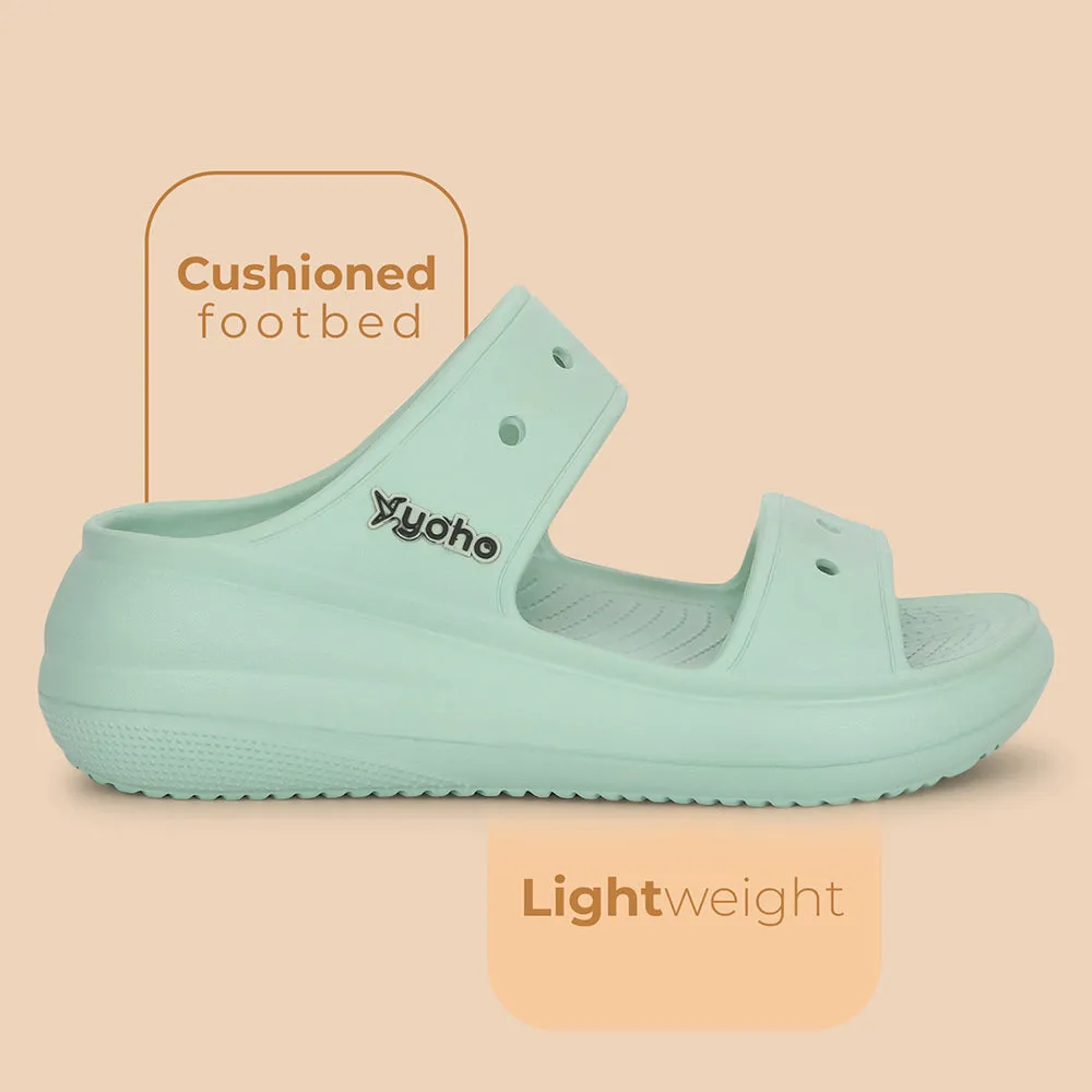 Double Strap Clog Sandals for Women