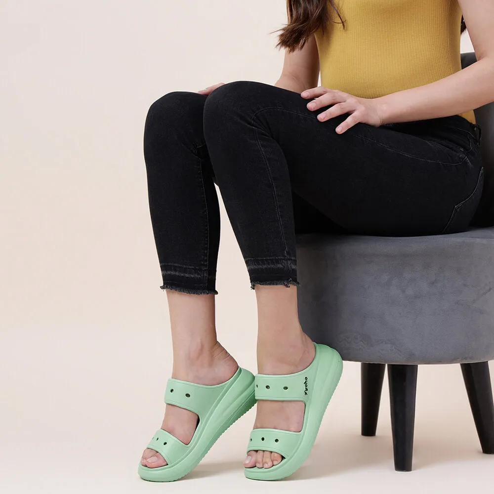 Double Strap Clog Sandals for Women