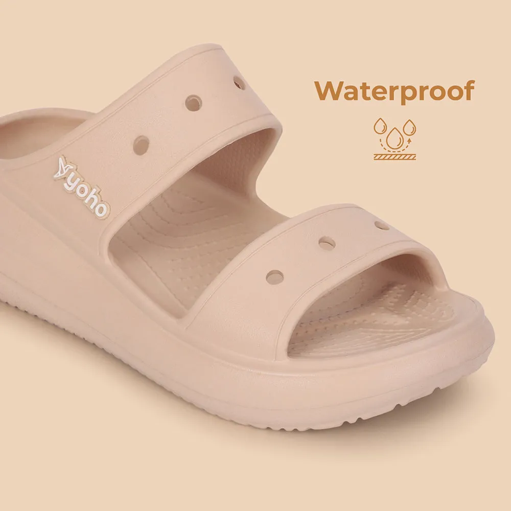 Double Strap Clog Sandals for Women