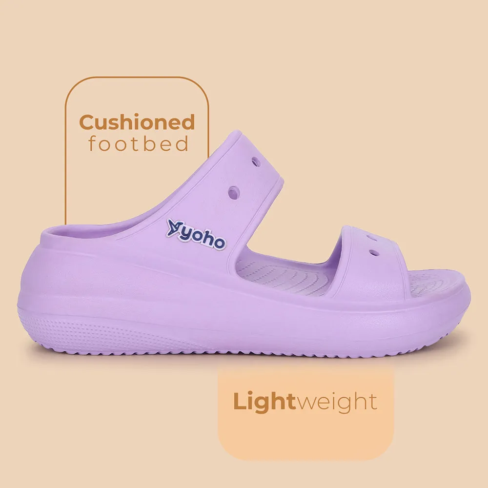 Double Strap Clog Sandals for Women