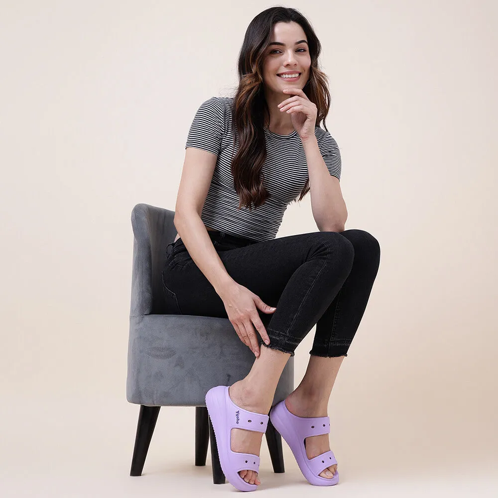 Double Strap Clog Sandals for Women