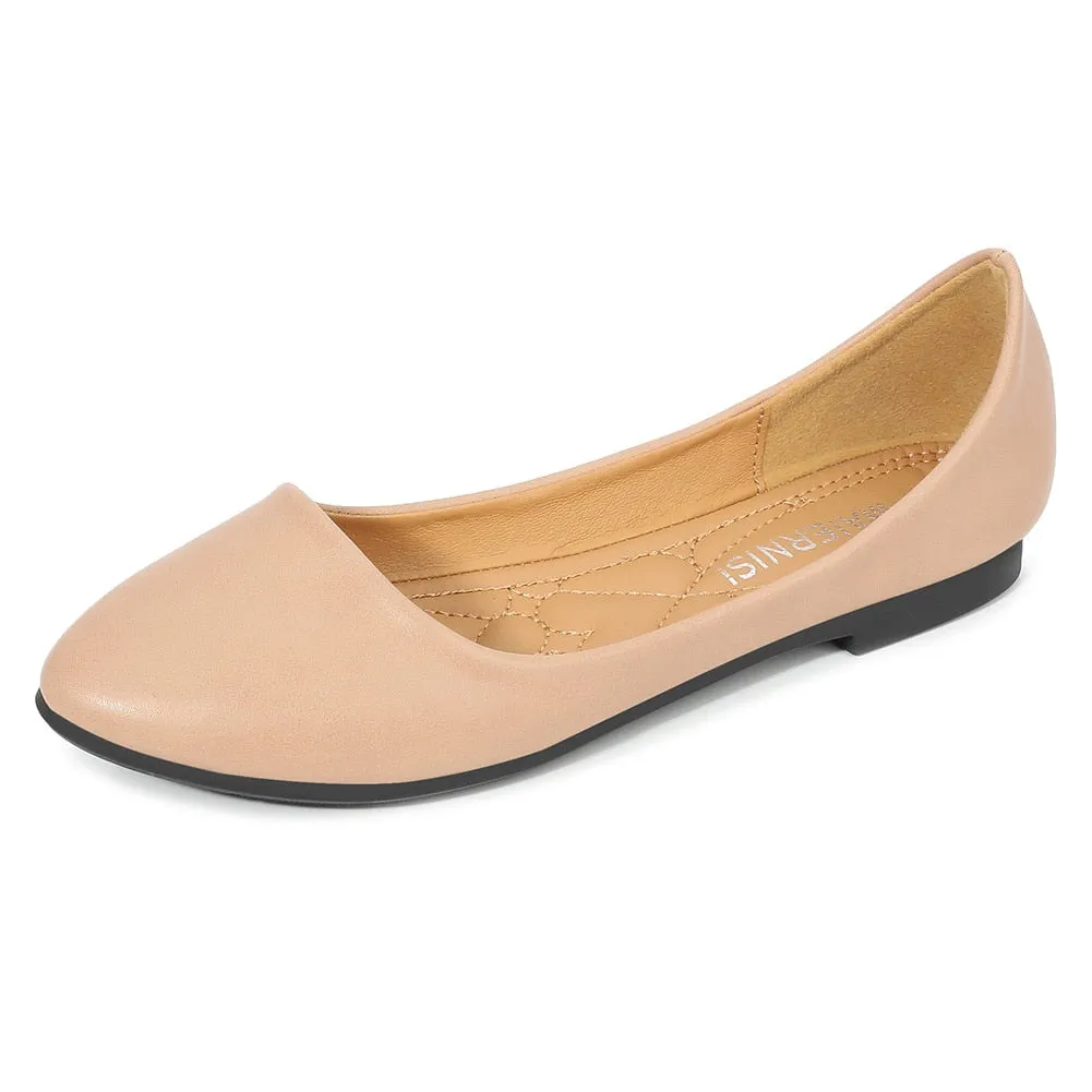 Fashion Flats for Women Boat Shoes Spring Summer Shoes Elegant Ladies Flat Footwear Colorful Plus Size 42 A4216