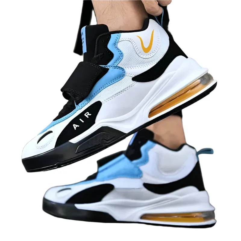 High-Top Basketball Shoes for Men & Women – Cushioned Sport Sneakers for Training, Indoor Court, & Everyday Athletic Wear