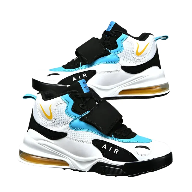 High-Top Basketball Shoes for Men & Women – Cushioned Sport Sneakers for Training, Indoor Court, & Everyday Athletic Wear