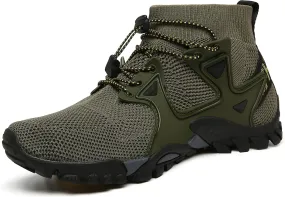 Hiking Shoes Mens Womens Outdoor Athletic Sports Shoes Walking Shoes Trail Running Shoes Trekking Climbing Stylish Slip Resistant Fitness Walking Jogging Sock Sneakers Travel Lightweight Barefoot