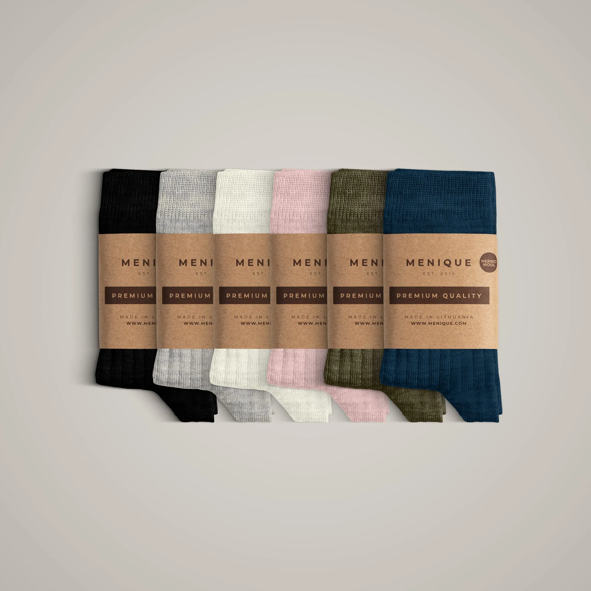 Kids' Merino Rib Crew Socks