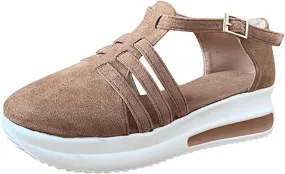 Ladmiple Womens Shoes Dressy Casual Loafers Low Top Slip On Platform Sneakers Fashion Comfortable Walking Canvas Shoes