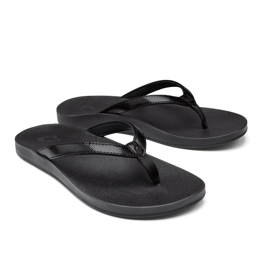 Olukai Women's Puawe Sandals- Black