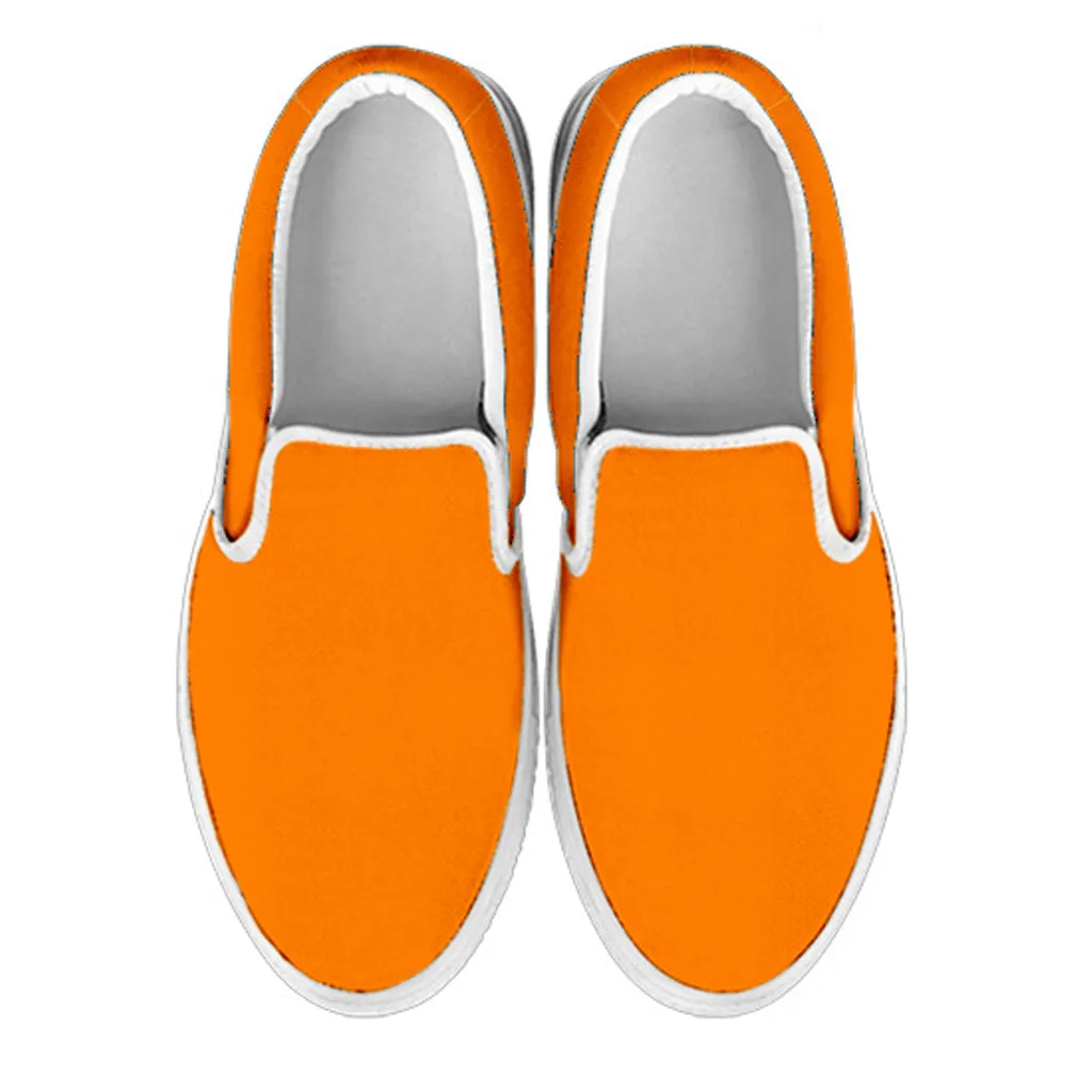 Orange Women's Slip Ons