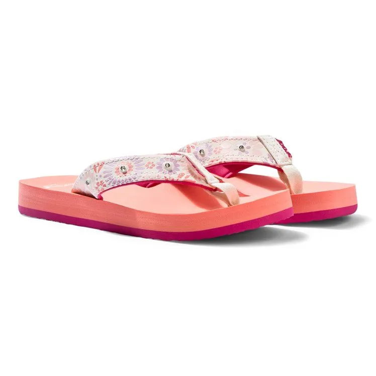 Reef Girl's Little Ahi LED Light Up Strap Sandals