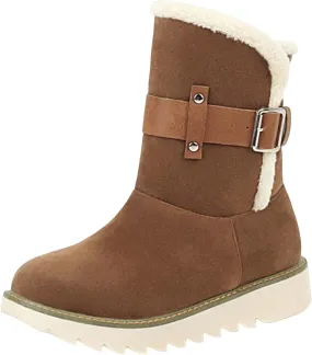 Snow Boots for Women Comfortable Warm Casual Flat Short Furry Booties Outdoor Footwear Skiing Hiking Boots