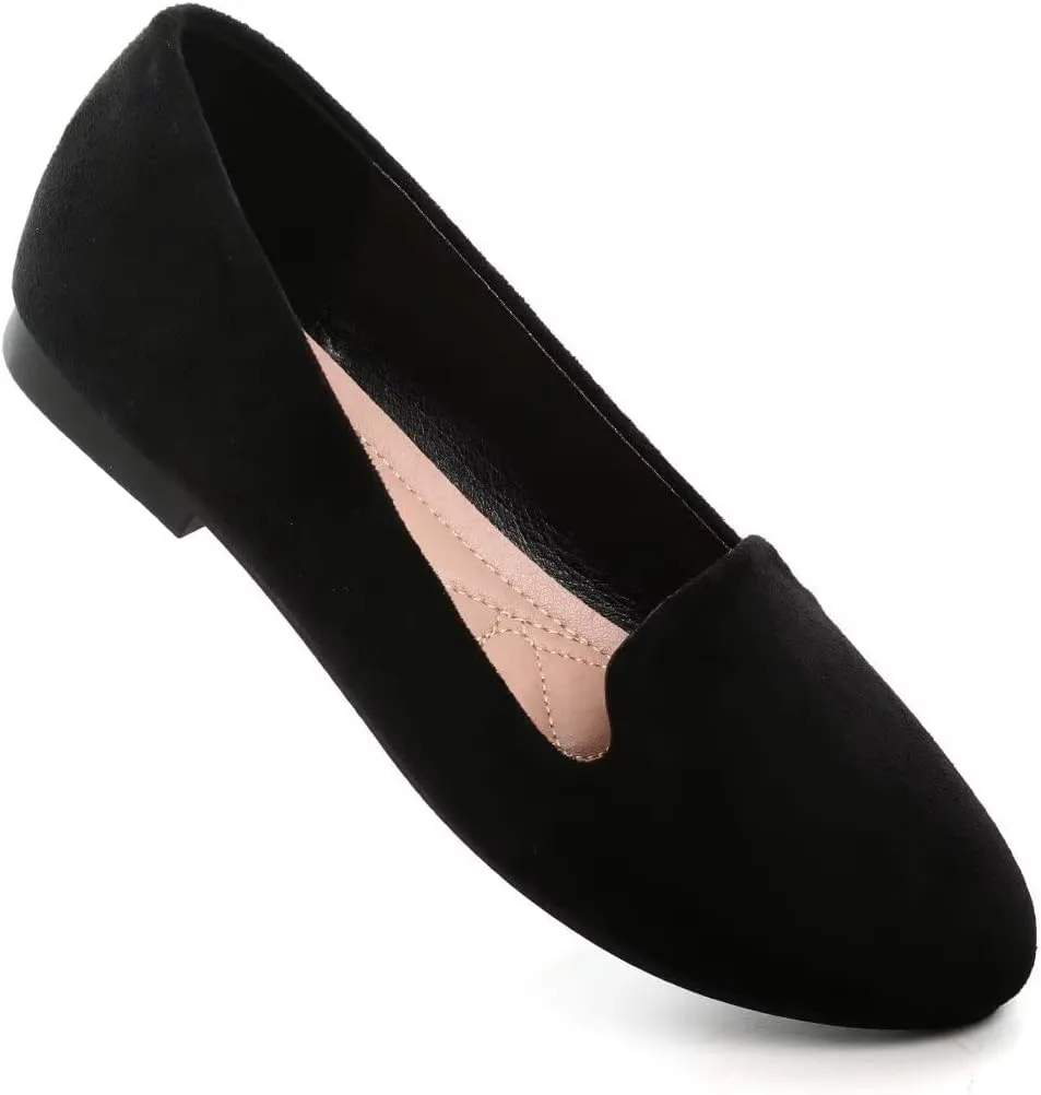 TANGNEST Women Cute Bowknot Flats Soft Slip On Dress Comfort Square Toe Flats