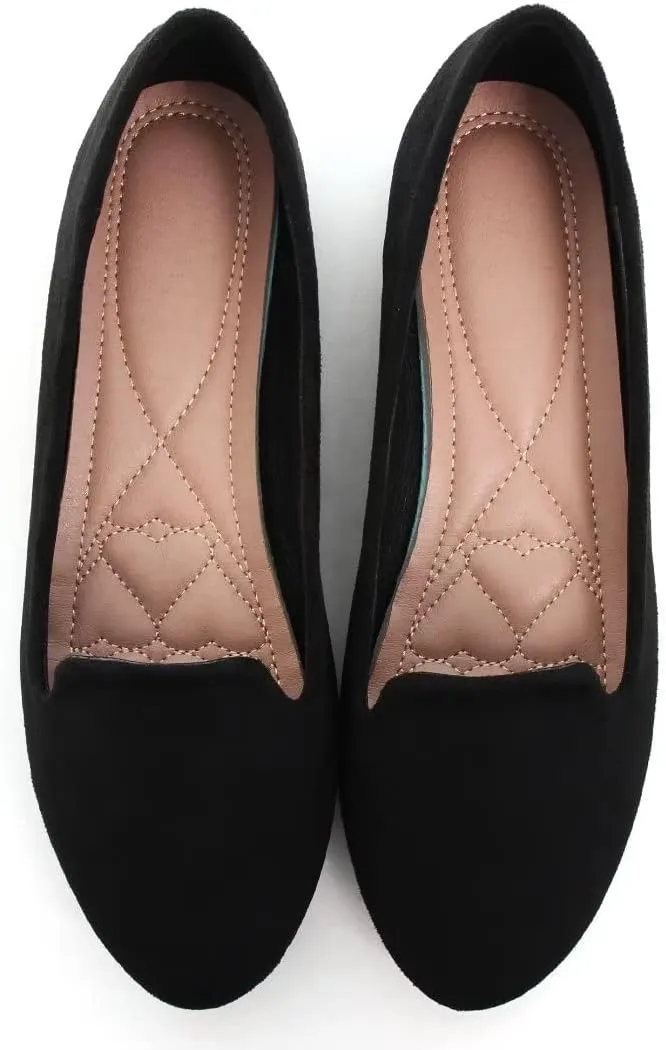 TANGNEST Women Cute Bowknot Flats Soft Slip On Dress Comfort Square Toe Flats