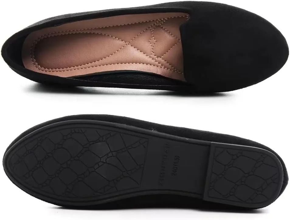 TANGNEST Women Cute Bowknot Flats Soft Slip On Dress Comfort Square Toe Flats