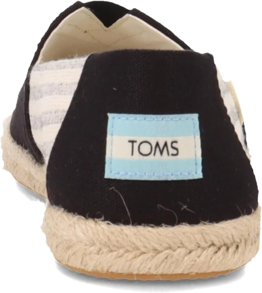 TOMS Womens Alpargata Rope Slip On Flats Casual - Grey