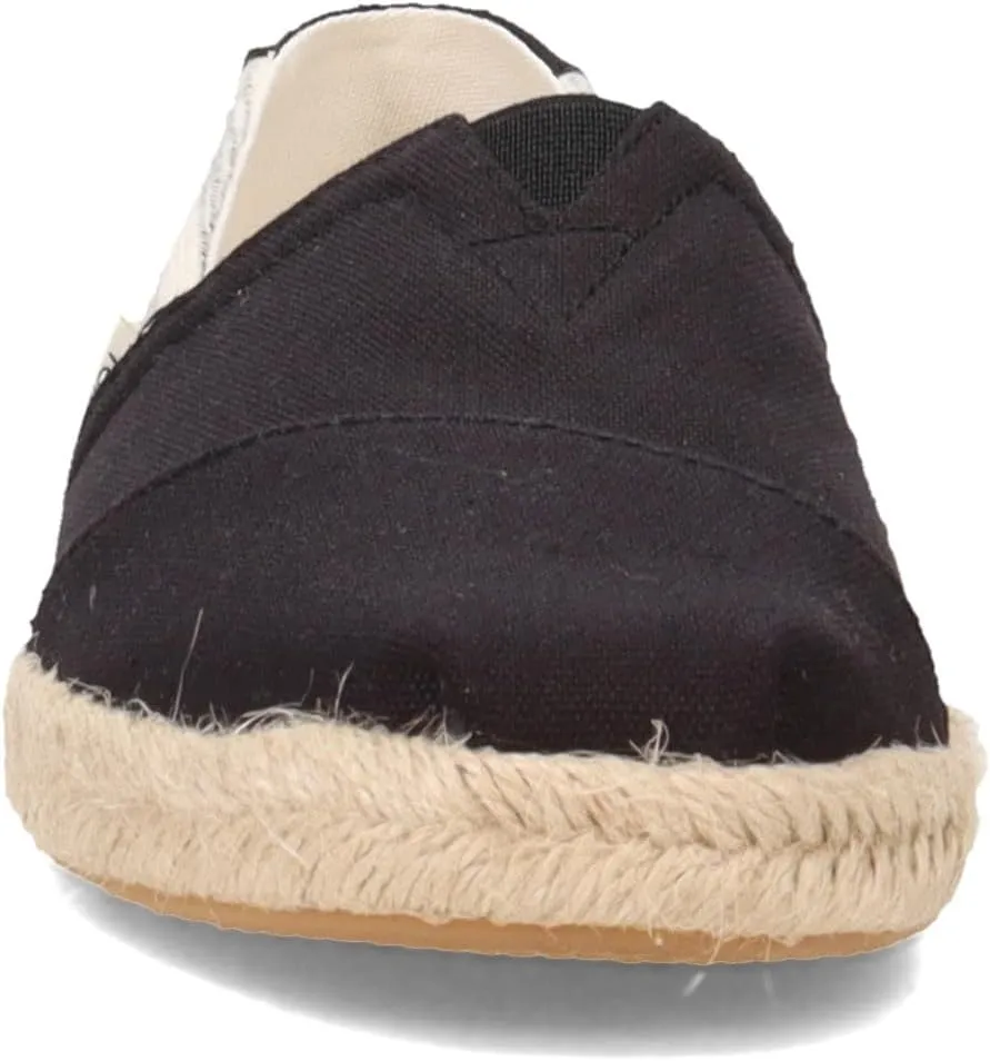 TOMS Womens Alpargata Rope Slip On Flats Casual - Grey