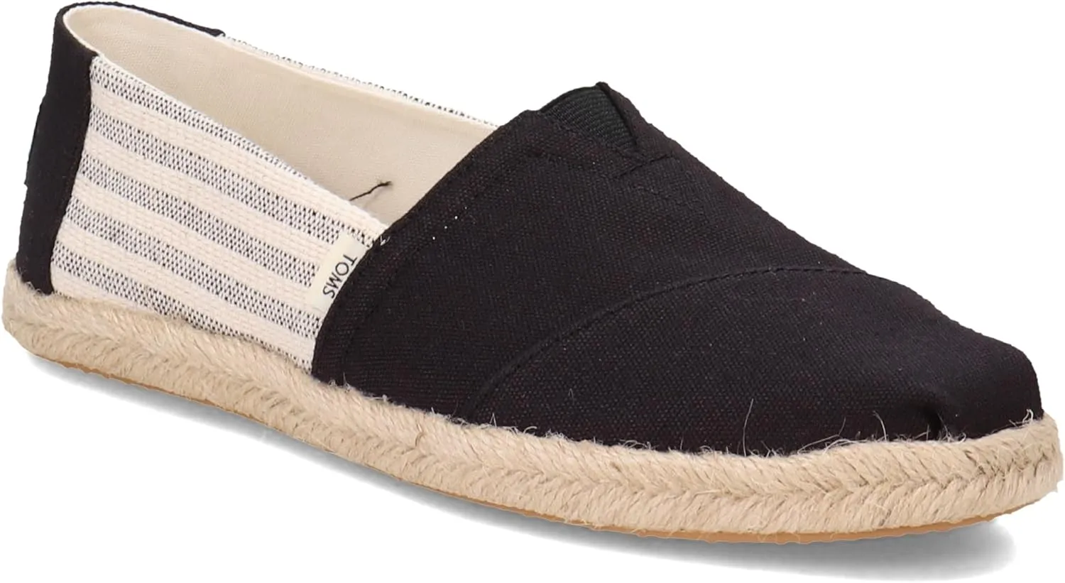 TOMS Womens Alpargata Rope Slip On Flats Casual - Grey